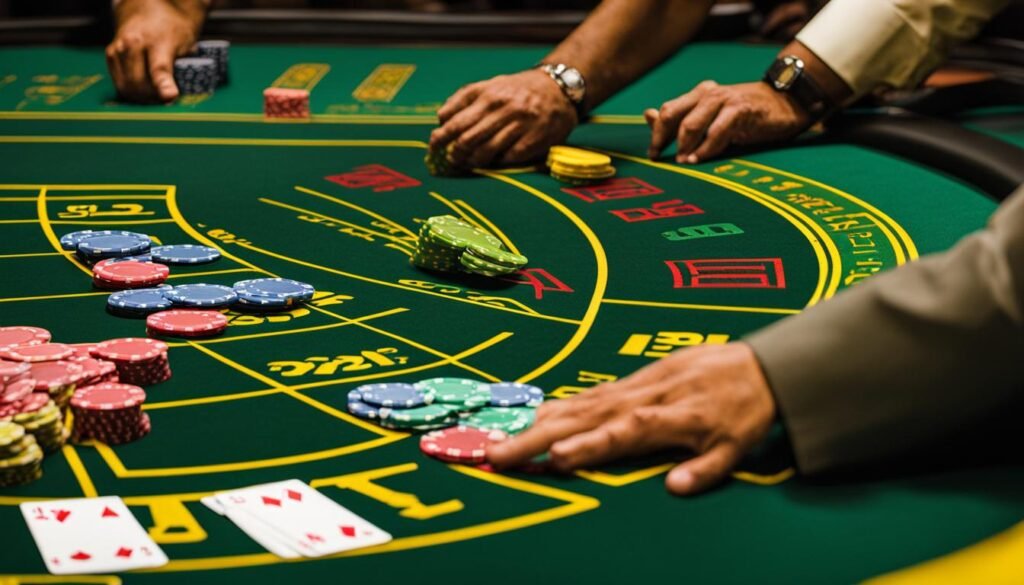 Blackjack Table with Insurance Line